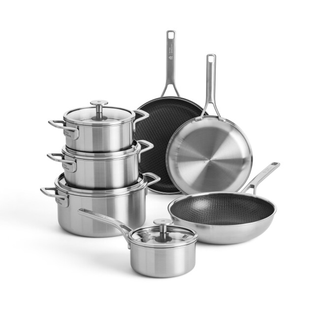 BK Cookware Bk peter goossens durabond hybride large pannenset met wok 08721249470776 large