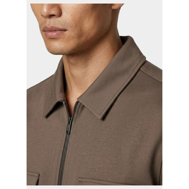 Bos Bright Blue Overshirt 2061/taupe 205842 large