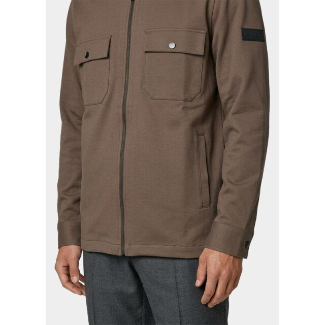 Bos Bright Blue Overshirt 2061/taupe 205842 large