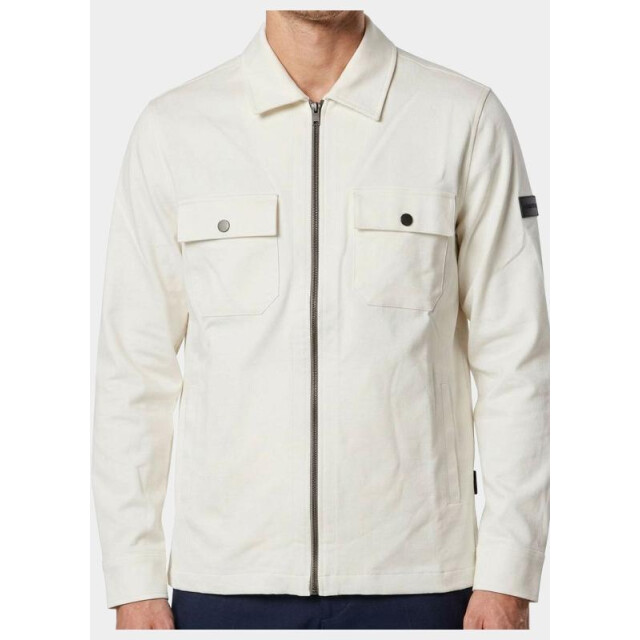 Bos Bright Blue Overshirt 2061/off white 205844 large