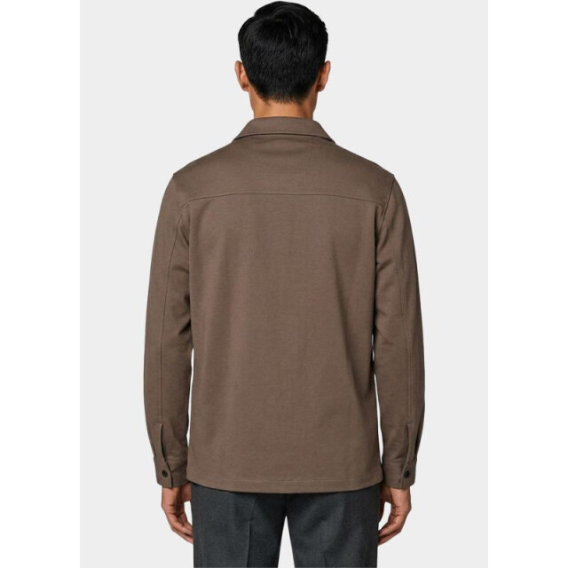Bos Bright Blue Overshirt 2061/taupe 205842 large