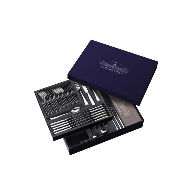 BK Cookware Van kempen & begeer 90-delig 9-persoons bestekset 'hollands glad' CO004135-001 large