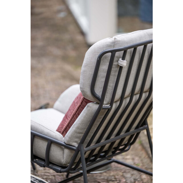 Garden Impressions 5-delige set - 2x loungestoel livorno + voetenbank & tafeltje 3177406 large