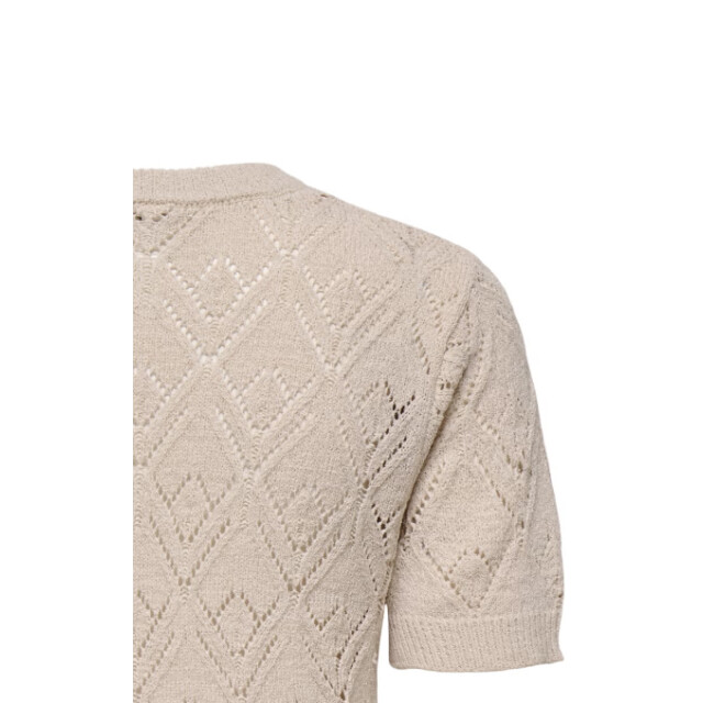 Only Onlsunny s/s structure pullover knt 15350928 large