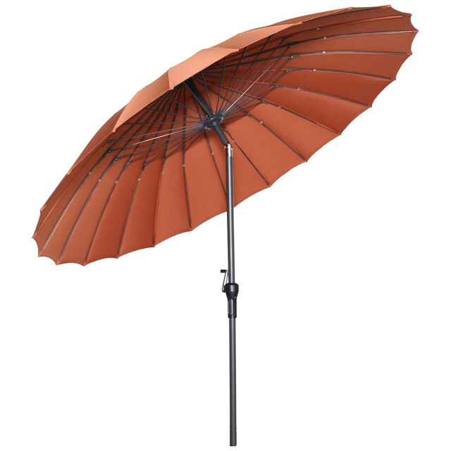 Garden Impressions Manilla parasolset koper met voet 30 kg en hoes 3626177 large