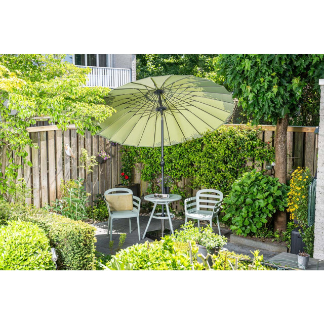 Garden Impressions Manilla parasolset olijf met voet 30 kg en hoes 3626176 large