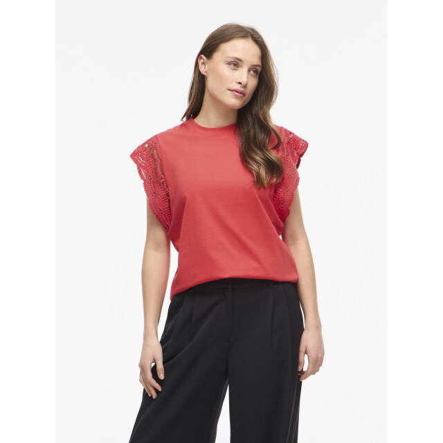 Vila vimandala o-neck s/l top 14114028 hibiscus 06010.640.0041 large