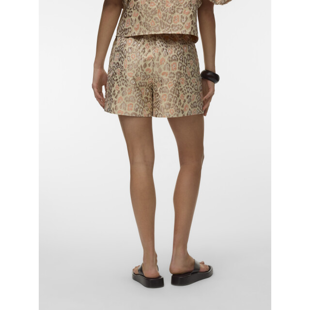 Vero Moda vmbarbara hw jaquard shorts exp 10340949 birch leopard 06902.849.0022 large