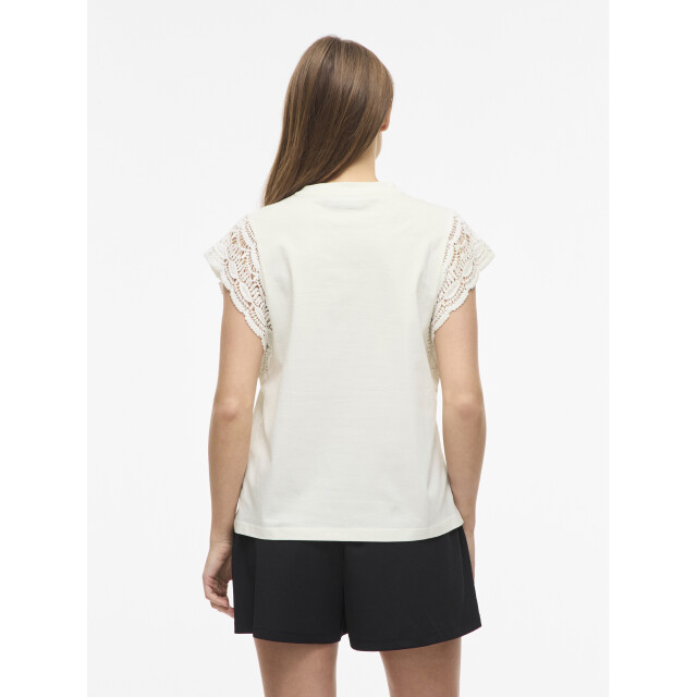 Vila vimandala o-neck s/l top 14114028 snow white 06010.120.0003 large
