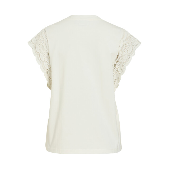 Vila vimandala o-neck s/l top 14114028 snow white 06010.120.0003 large