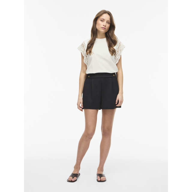 Vila vimandala o-neck s/l top 14114028 snow white 06010.120.0003 large