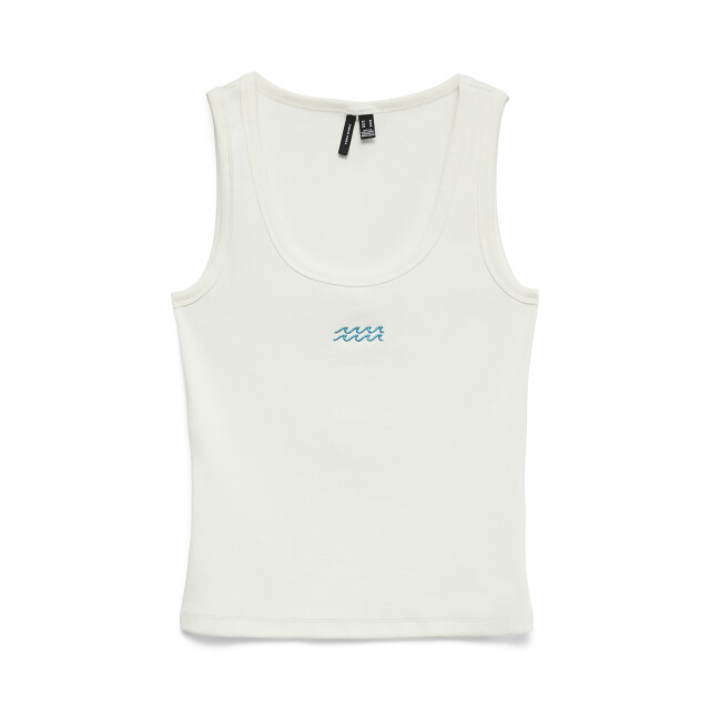 Vero Moda vmdisa tank top box jrs 10343551 snow white waves 06010.120.0083 large