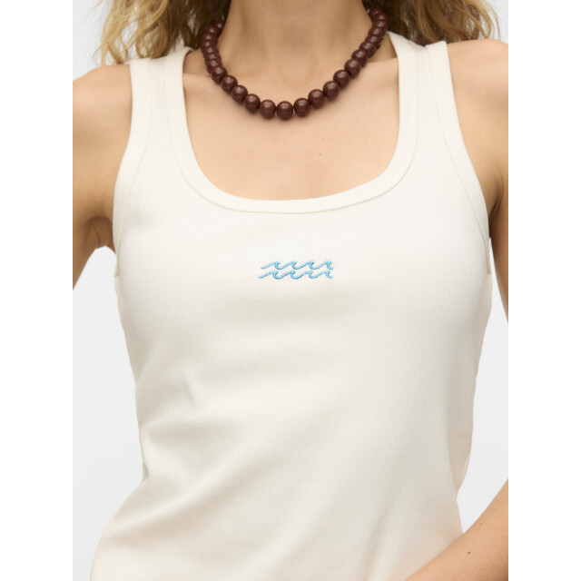 Vero Moda vmdisa tank top box jrs 10343551 snow white waves 06010.120.0083 large