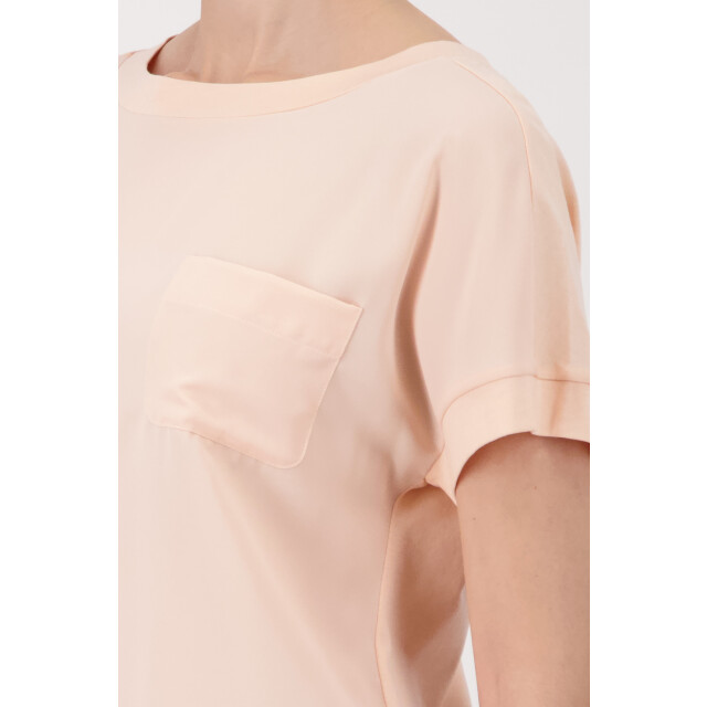 Monari  blouse with breast pocket 410750 250 summer peach 06011.520.0026 large