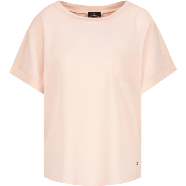 Monari  blouse with breast pocket 410750 250 summer peach 06011.520.0026 large