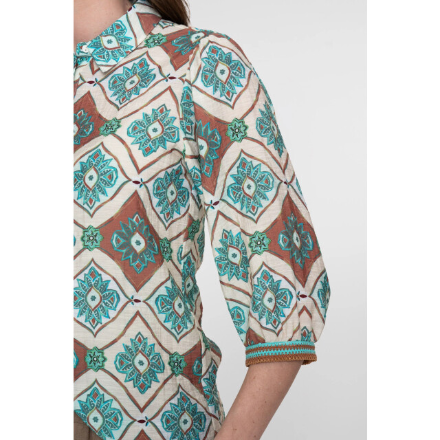 Geisha Blouse aqua 63453-20-000602 large