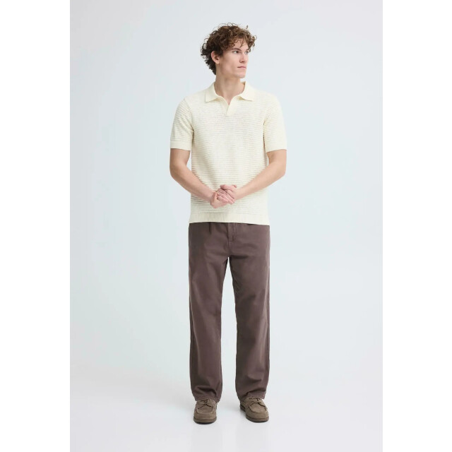 Kronstadt Po31097 ks30060 ksmorgan ss knit polo vanilla ice KS30060 large