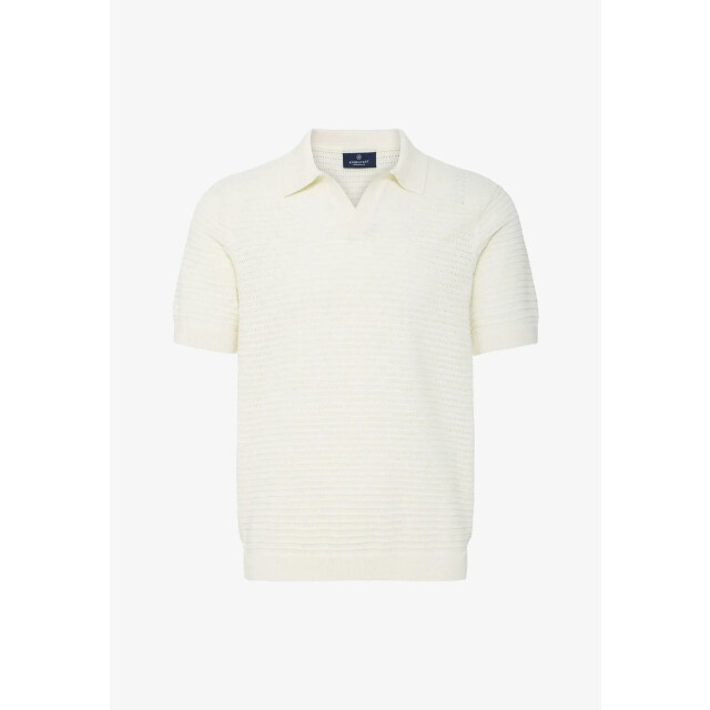 Kronstadt Po31097 ks30060 ksmorgan ss knit polo vanilla ice KS30060 large