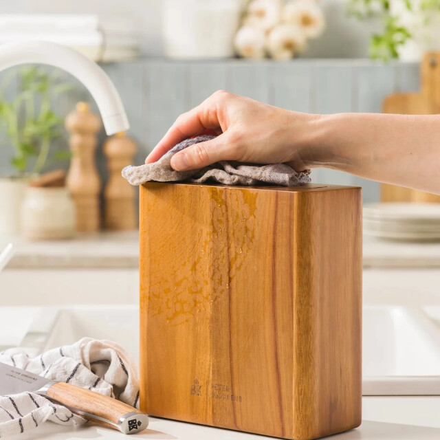BK Cookware Bk peter goossens keukenmessenblok acaciahout CC010786-001 large