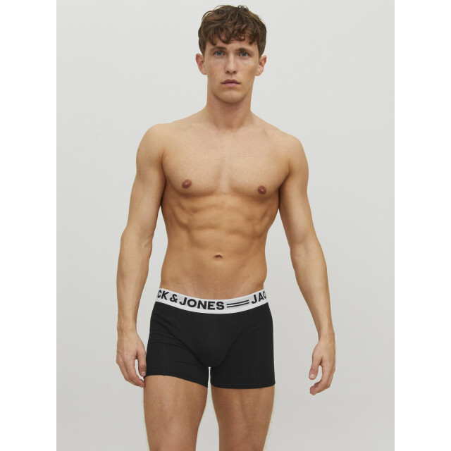 Jack & Jones Heren boxershorts trunks sense 3-pack 12081832-Black large