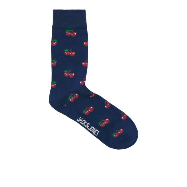 Jack & Jones Heren sokken jacthor fruitprint 5-pack kerst/watermeloen/citroen 12303749 large