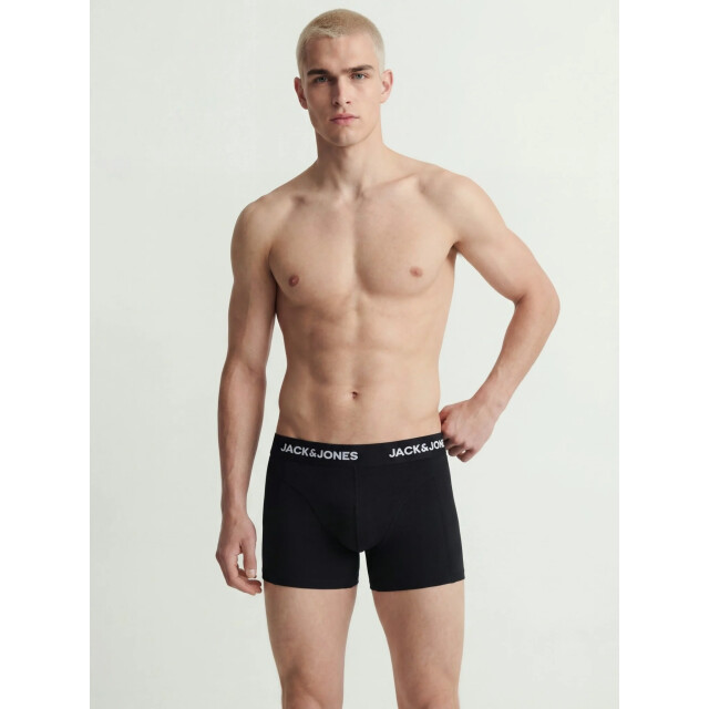 Jack & Jones Heren boxershorts trunks jacmaudo gebloemd 3-pack donkerblauw/zwart 12296236-Pageant Blue large