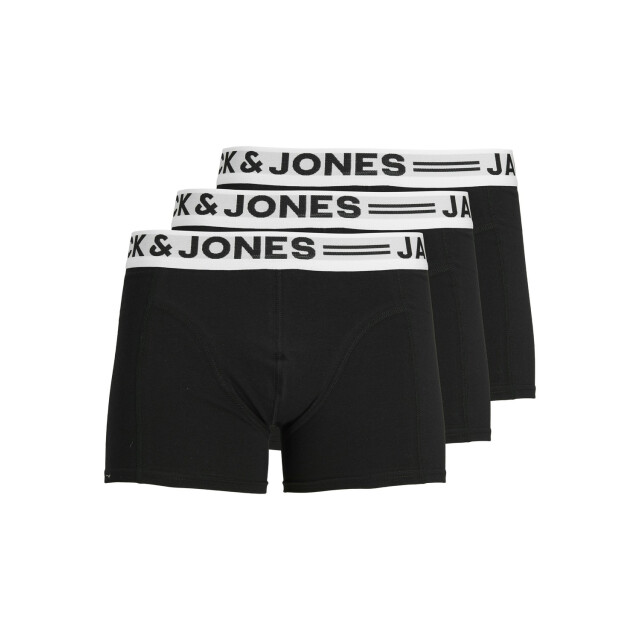 Jack & Jones Heren boxershorts trunks sense 3-pack 12081832-Black large