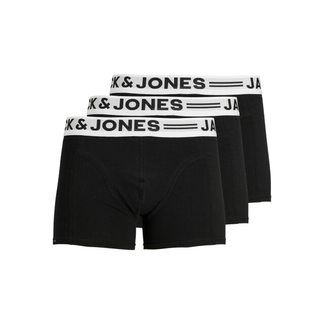 Jack & Jones Heren boxershorts trunks sense 3-pack 12081832-Black large