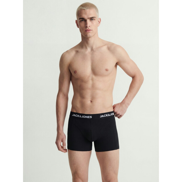 Jack & Jones Heren boxershorts trunks jacmaudo gebloemd 3-pack donkerblauw/zwart 12296236-Pageant Blue large