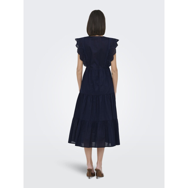 Jacqueline de Yong Jdysara sl lace dress wvn navy 4429.37.0002 large
