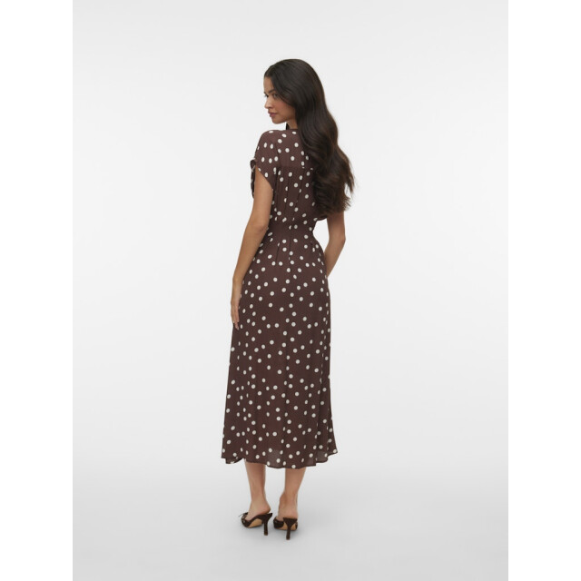 Vero Moda Vmelisa sl pleat shirt 78 dress wvn dessin 4429.79.0021 large