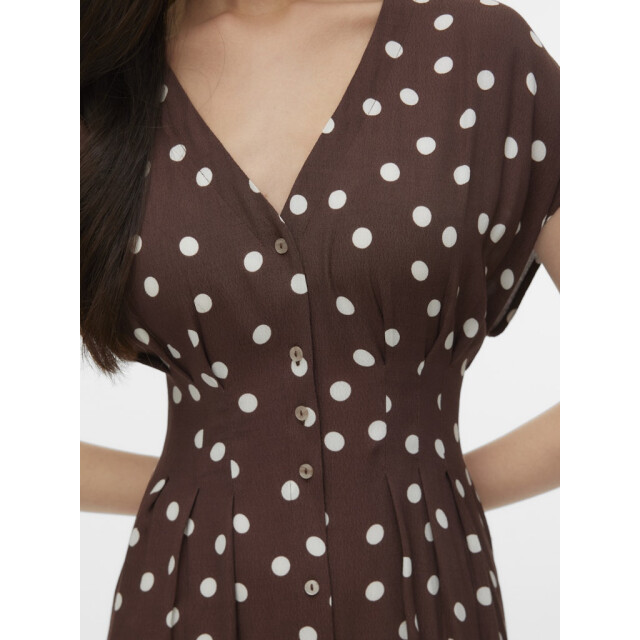 Vero Moda Vmelisa sl pleat shirt 78 dress wvn dessin 4429.79.0021 large