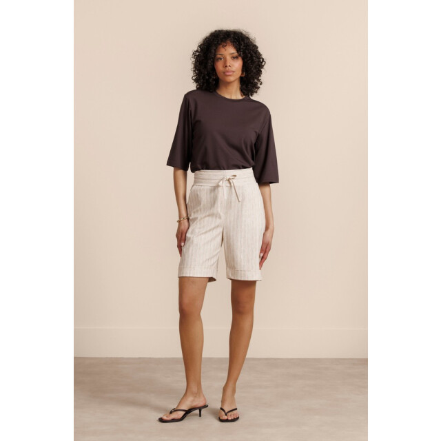 Studio Anneloes City stripe bermuda zand dessin 4159.06.0005 large