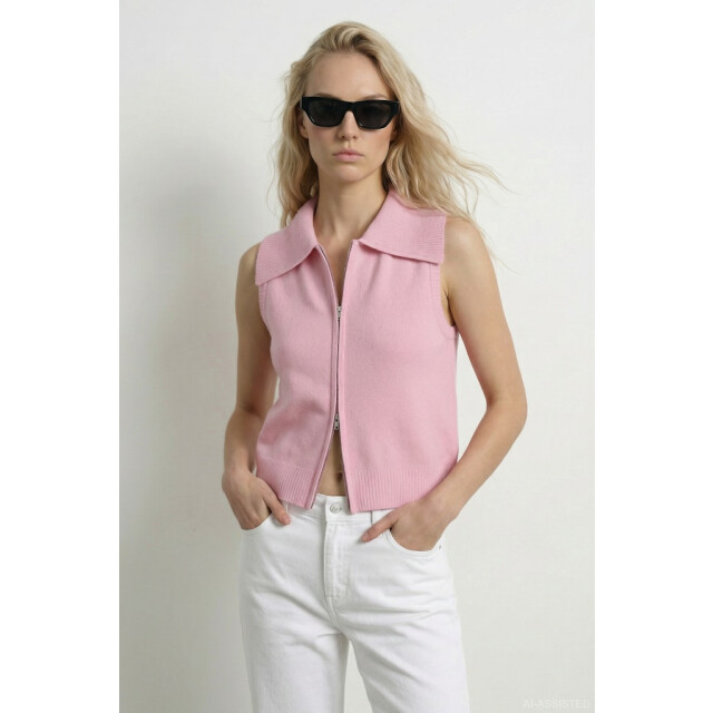 Hypedrop Hdnisrine cropped collar knit - 4260.60.0005 large