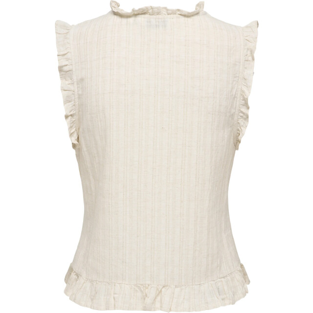 Only Onlellys s/l frill emb top wvn pumice stone 15375232-189959 large