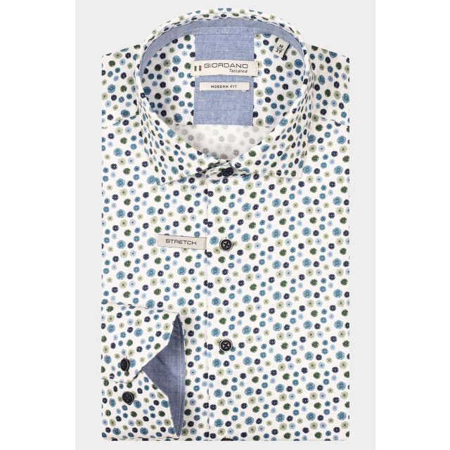 Giordano Casual hemd lange mouw maggiore long sleeve semi cut 517822/70 188926 large