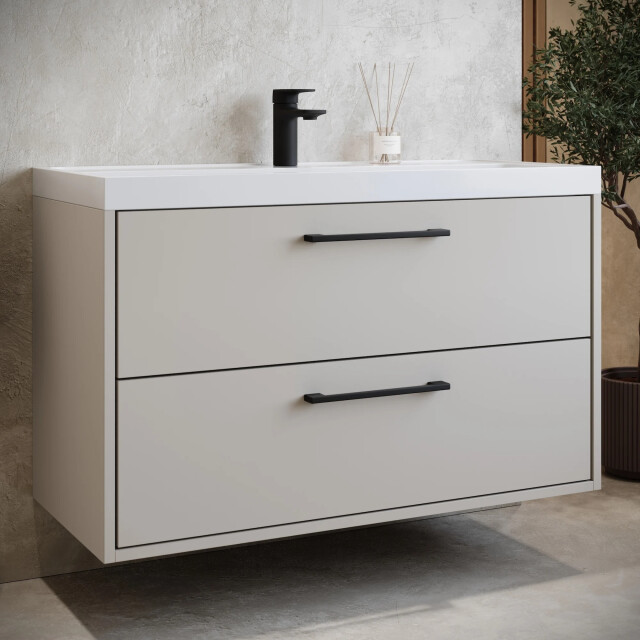 Badplaats Badkamermeubel florence 01 80 x 40 cm – beige – hangend badmeubel met 3629183 large