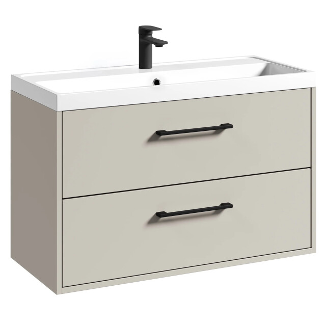 Badplaats Badkamermeubel florence 01 80 x 40 cm – beige – hangend badmeubel met 3629183 large