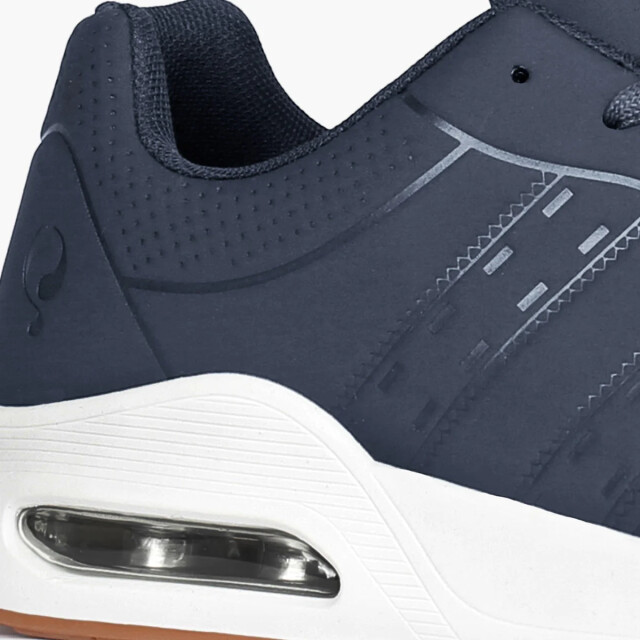 Q1905 Sneaker hank midden/ wit QM1253341-646-1 large