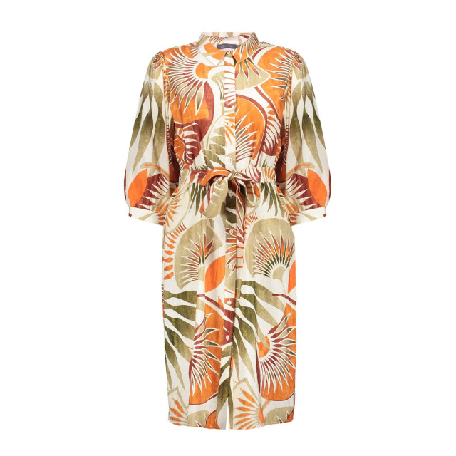 Geisha 67395-20 250 dress orange green camel 67395-20 250 large