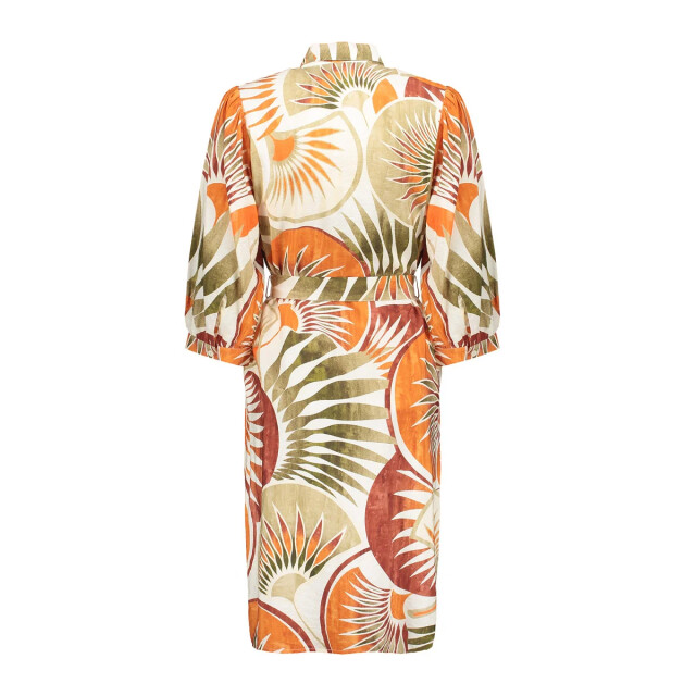 Geisha 67395-20 250 dress orange green camel 67395-20 250 large