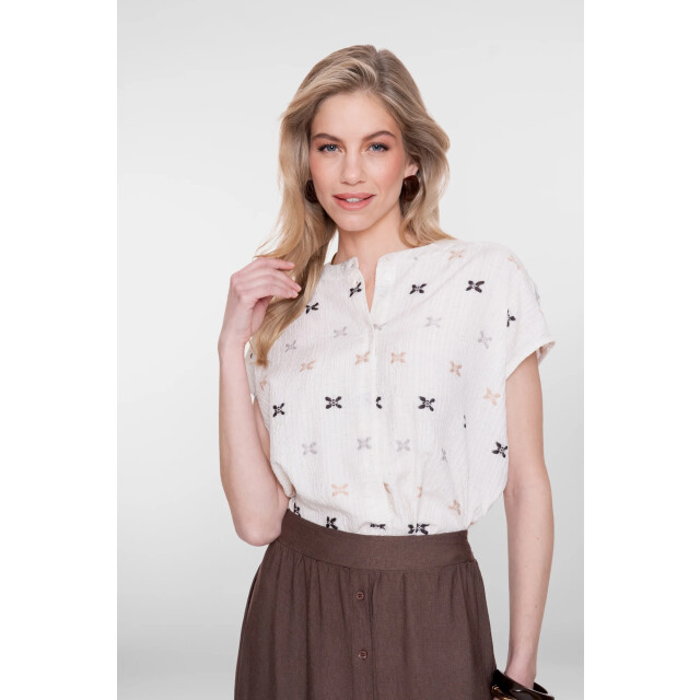 Geisha 63444 720 blouse sand off white sand / off white 63444 720 large