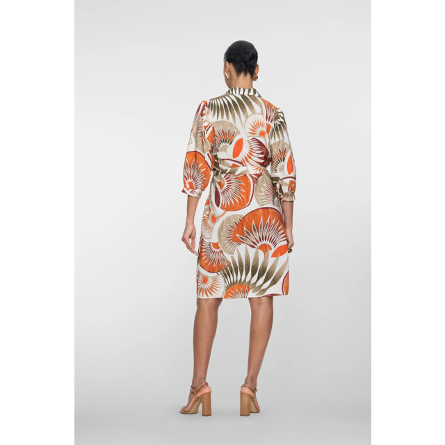 Geisha 67395-20 250 dress orange green camel 67395-20 250 large