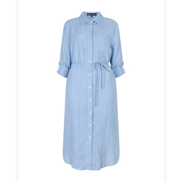 Red Button Jurk srb4774 pinstripe light blue SRB4774 - Light Blue large
