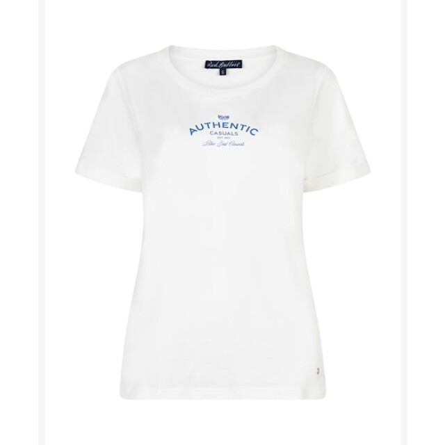 Red Button T-shirt srb4817 temmy off/jeansblue SRB4817 Temmy - Offwhite/Jeansblue large