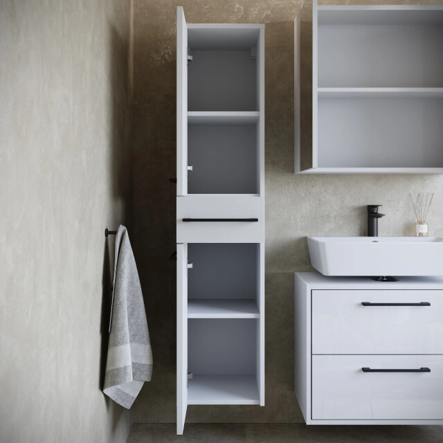 Badplaats Wastafelkast set florence 60 x 35 cm – hoogglans – badmeubel met 3594058 large