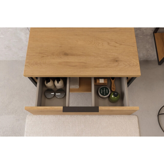 Badplaats Staande wastafelkast kobe 80 x 46 x 85 cm - badkamerkast – 3567313 large