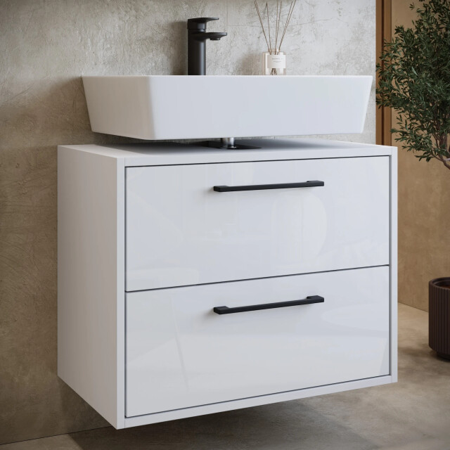 Badplaats Wastafelkast set florence 60 x 35 cm – hoogglans – badmeubel met 3594062 large