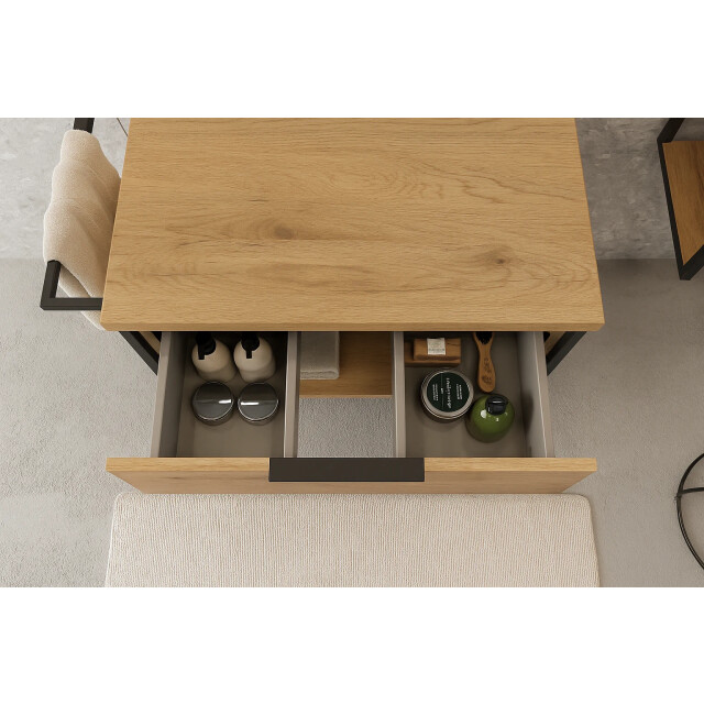 Badplaats Staande wastafelkast kobe 60 x 46 x 85 cm - badkamerkast – 3567314 large