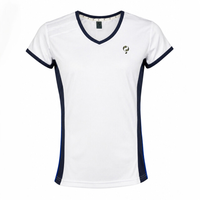 Q1905 Q stripe tee-white/ blue graphite/ surf the web QWR-2201-000 large